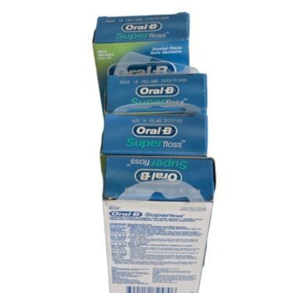 Oral-B Super Floss Mint Dental Floss Pre-Cut Strands 50 Each, LOT OF 4 - Picture 5 of 5